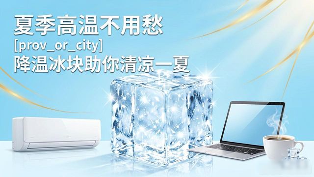 夏季高温不用愁 宝山降温冰块助你清凉一夏
